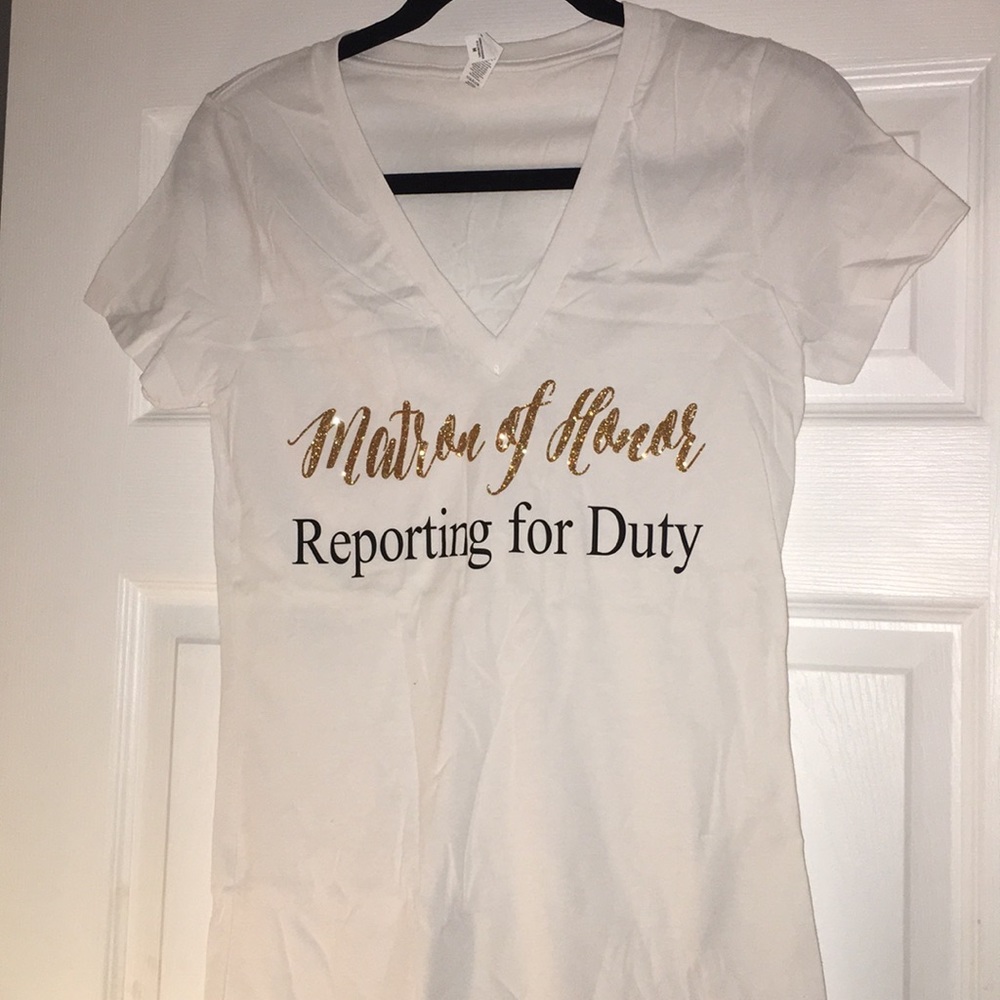 Matron of Honor Custom T-shirt